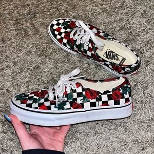 NEW Authentic Custom Checkered Vans